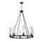 Z-Lite Beau 8 Light Chandelier, Bronze & Clear 3031-8BRZ - alternate 1